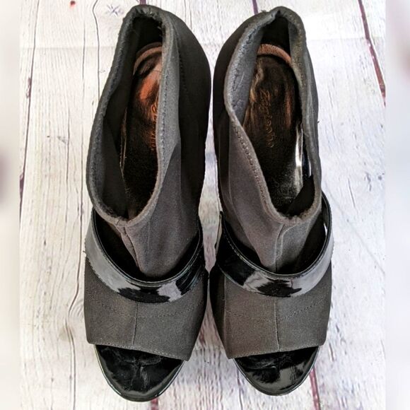 Zigi Soho "Charger" Stiletto Heel Platform Sock Booties - Picture 5 of 11